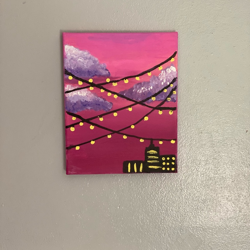 Original 8x10 acrylic painting